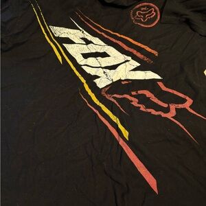 Black Fox T-Shirt with Graphic Design